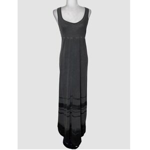 James Perse Standard‎ Gray Maxi Dress Size 2 Sleeveless Tank Dress Casual